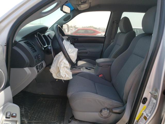 5TEJU4GN7AZ686301 - 2010 TOYOTA TACOMA DOUBLE CAB PRERUNNER SILVER photo 7