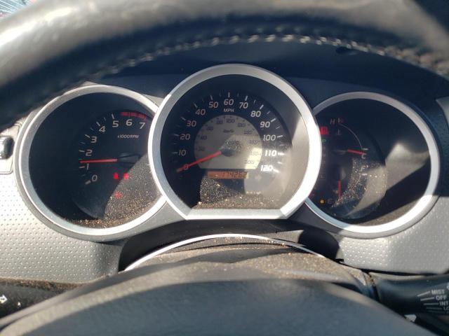 5TEJU62N95Z033266 - 2005 TOYOTA TACOMA DOUBLE CAB PRERUNNER SILVER photo 9