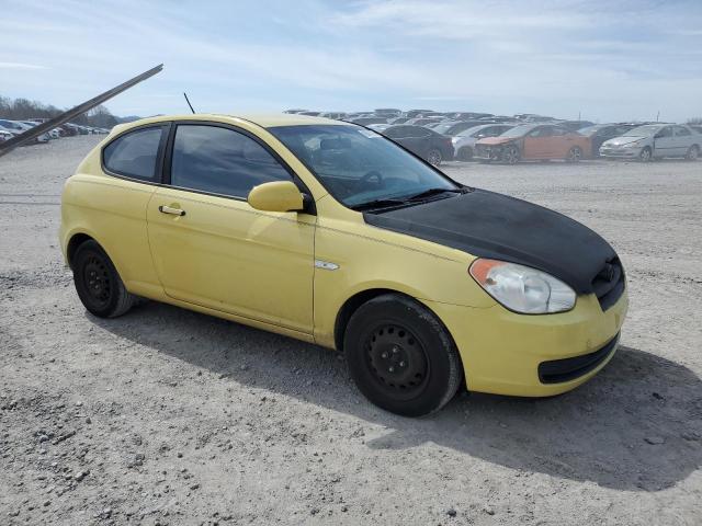 KMHCM36C88U105101 - 2008 HYUNDAI ACCENT GS YELLOW photo 4