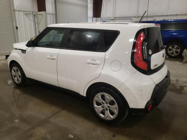 KNDJN2A20F7143130 - 2015 KIA SOUL WHITE photo 2