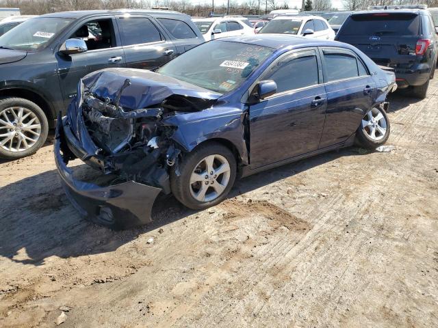 2T1BU4EE0BC648214 - 2011 TOYOTA COROLLA BASE BLUE photo 1