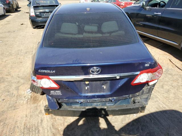 2T1BU4EE0BC648214 - 2011 TOYOTA COROLLA BASE BLUE photo 6