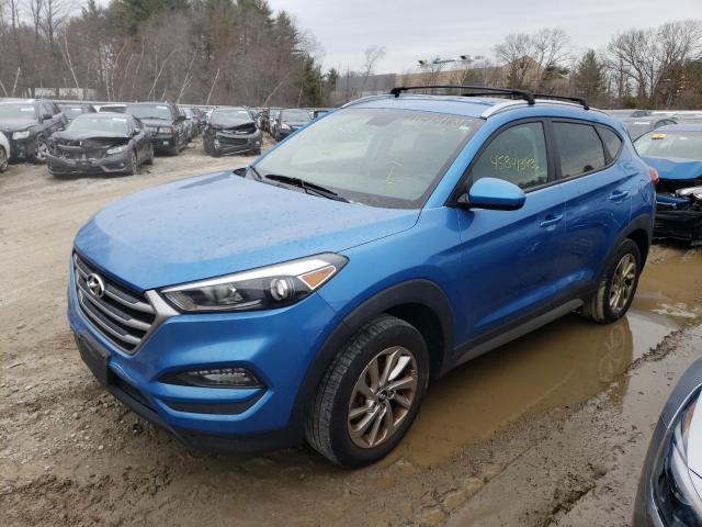 KM8J3CA45HU315360 - 2017 HYUNDAI TUCSON LIMITED BLUE photo 1