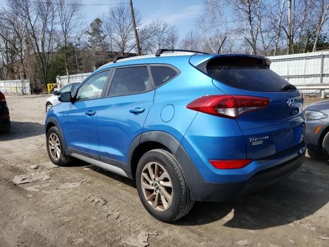 KM8J3CA45HU315360 - 2017 HYUNDAI TUCSON LIMITED BLUE photo 2