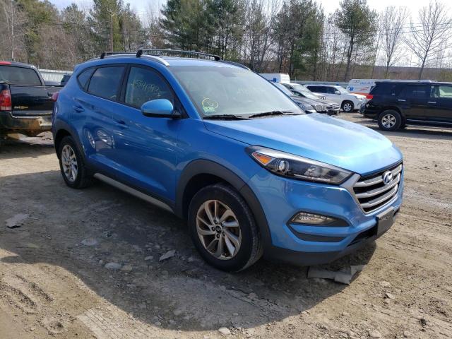 KM8J3CA45HU315360 - 2017 HYUNDAI TUCSON LIMITED BLUE photo 4