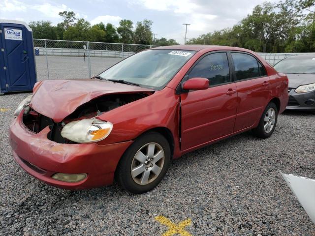 2T1BR32E28C929083 - 2008 TOYOTA COROLLA CE RED photo 1