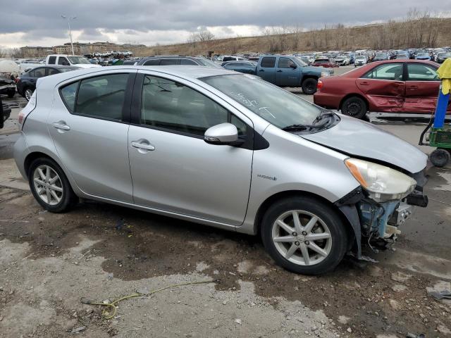 JTDKDTB3XC1027999 - 2012 TOYOTA PRIUS C SILVER photo 4