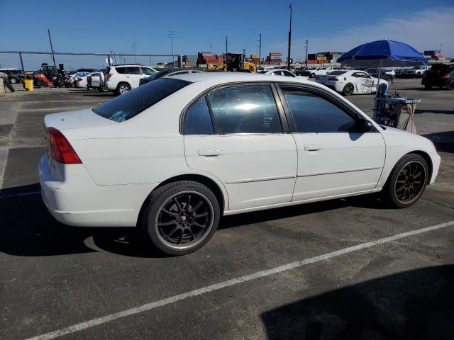 2HGES16572H518003 - 2002 HONDA CIVIC LX WHITE photo 3