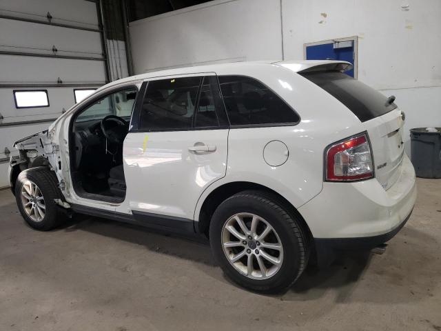 2FMDK3JC1ABA04673 - 2010 FORD EDGE SEL WHITE photo 2