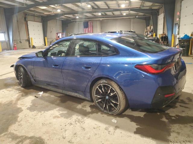 WBY33AW09RFR93637 - 2024 BMW I4 M50 BLUE photo 2