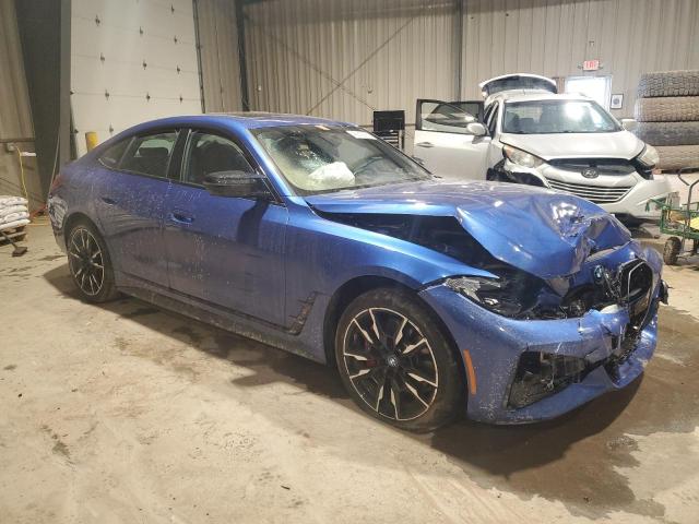 WBY33AW09RFR93637 - 2024 BMW I4 M50 BLUE photo 4