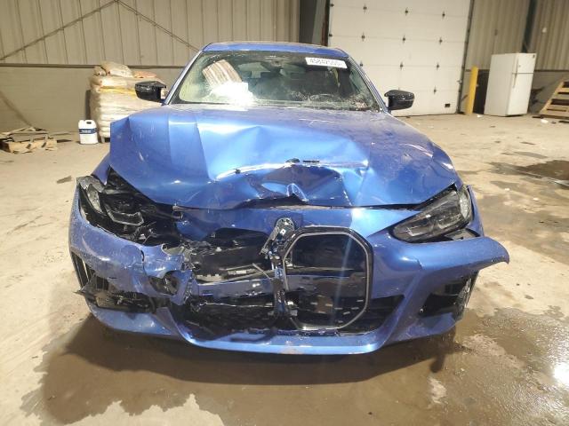 WBY33AW09RFR93637 - 2024 BMW I4 M50 BLUE photo 5
