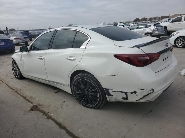 JN1EV7AP6JM591296 - 2018 INFINITI Q50 LUXE WHITE photo 2