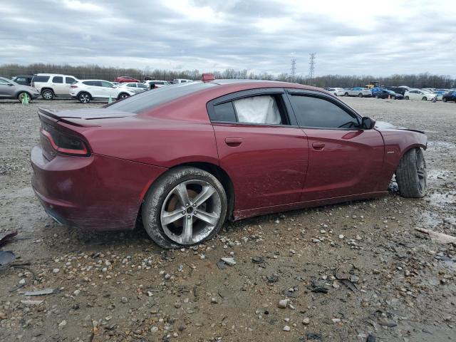 2C3CDXCT0JH139045 - 2018 DODGE CHARGER R/T MAROON photo 3