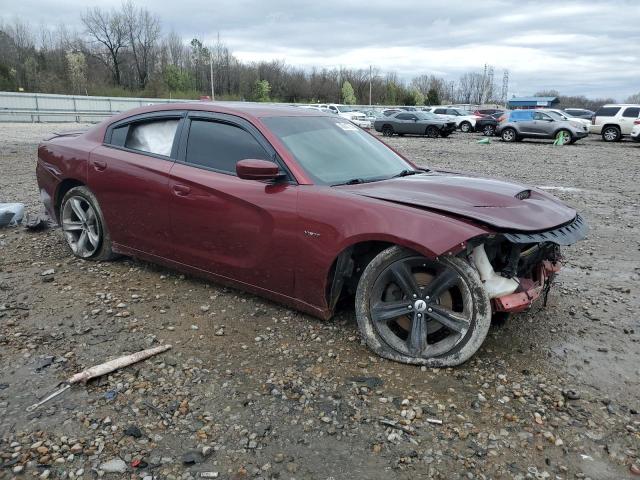 2C3CDXCT0JH139045 - 2018 DODGE CHARGER R/T MAROON photo 4