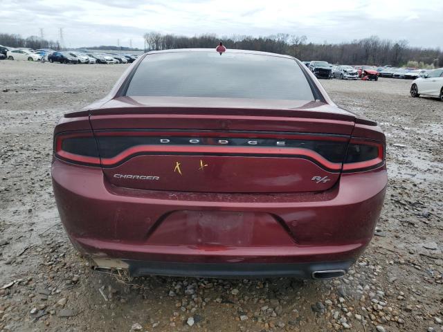 2C3CDXCT0JH139045 - 2018 DODGE CHARGER R/T MAROON photo 6