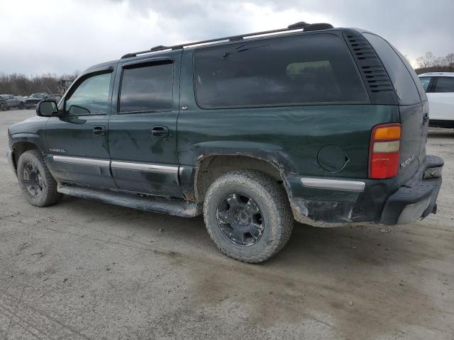 3GKFK16T71G221799 - 2001 GMC YUKON XL K1500 GREEN photo 2