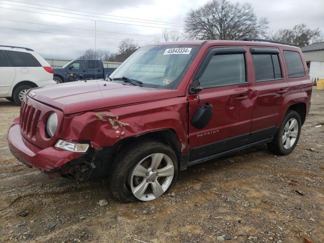 1C4NJRFB0ED555000 - 2014 JEEP PATRIOT LATITUDE MAROON photo 1