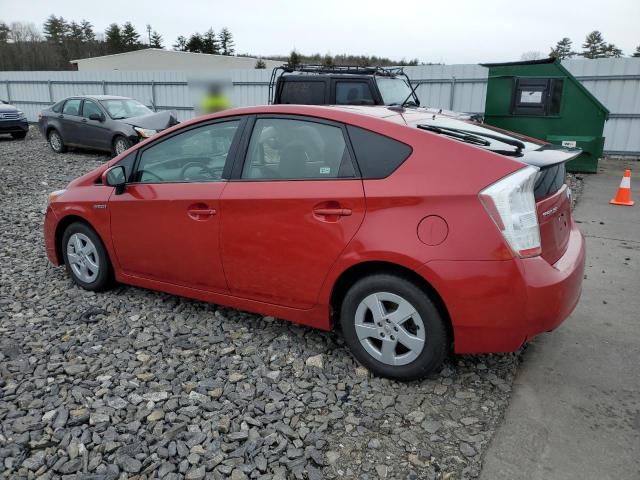 JTDKN3DU8A5203649 - 2010 TOYOTA PRIUS RED photo 2