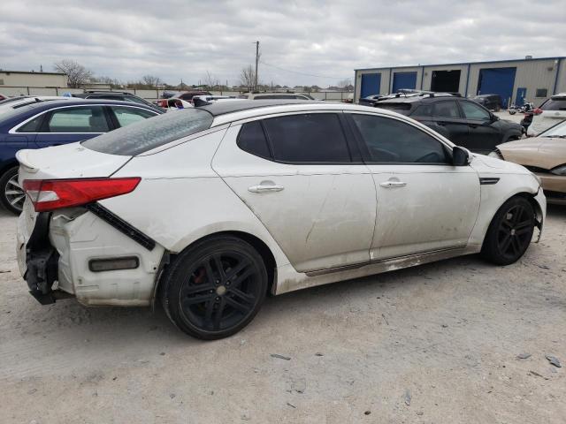 5XXGR4A63DG132012 - 2013 KIA OPTIMA SX WHITE photo 3