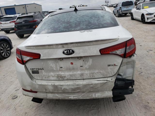 5XXGR4A63DG132012 - 2013 KIA OPTIMA SX WHITE photo 6