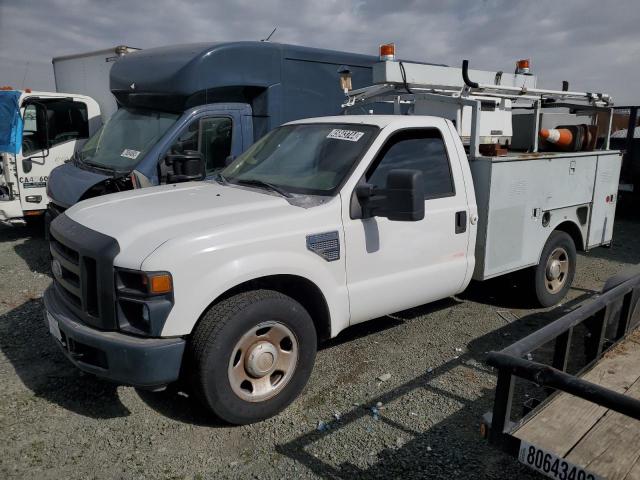 1FDSF30548EC15525 - 2008 FORD F350 SRW SUPER DUTY WHITE photo 2