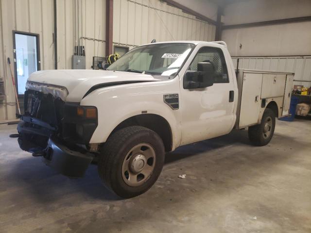 1FDWF30558EC54996 - 2008 FORD F350 SRW SUPER DUTY WHITE photo 1