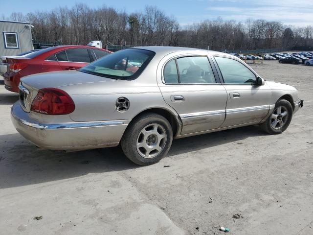 1LNHM97V91Y720621 - 2001 LINCOLN CONTINENTA BEIGE photo 3