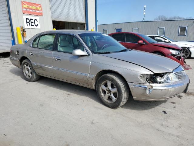 1LNHM97V91Y720621 - 2001 LINCOLN CONTINENTA BEIGE photo 4