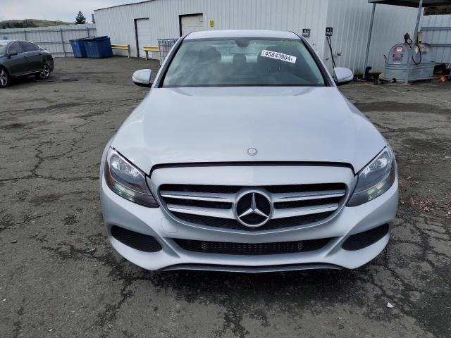 55SWF4JB5FU089301 - 2015 MERCEDES-BENZ C 300 SILVER photo 5