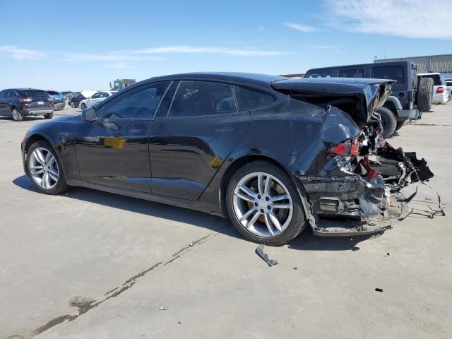 5YJSA1E17FF107974 - 2015 TESLA MODEL S BLACK photo 2