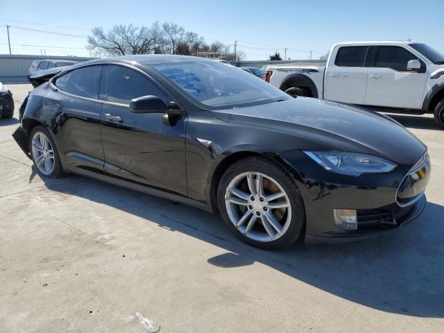 5YJSA1E17FF107974 - 2015 TESLA MODEL S BLACK photo 4