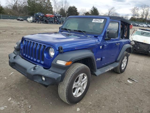 1C4GJXAG6KW632811 - 2019 JEEP WRANGLER SPORT BLUE photo 1