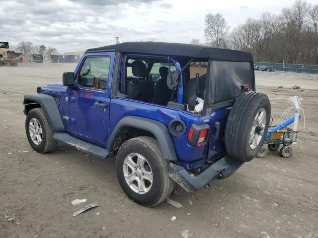 1C4GJXAG6KW632811 - 2019 JEEP WRANGLER SPORT BLUE photo 2