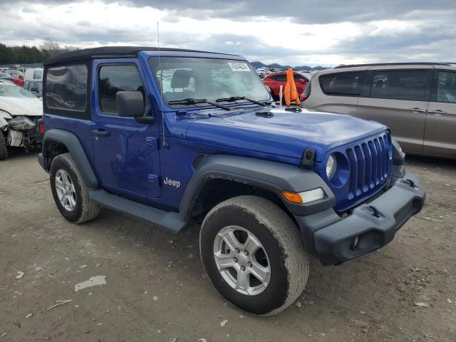 1C4GJXAG6KW632811 - 2019 JEEP WRANGLER SPORT BLUE photo 4