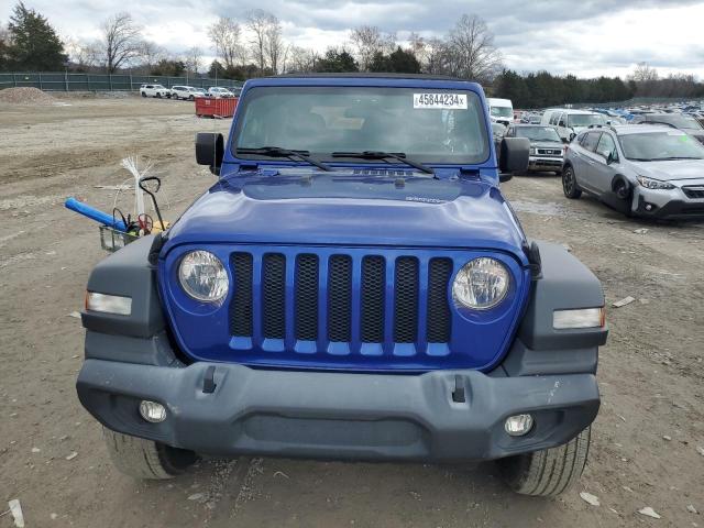 1C4GJXAG6KW632811 - 2019 JEEP WRANGLER SPORT BLUE photo 5