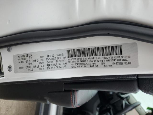 1C4PJMBB5FW712933 - 2015 JEEP CHEROKEE TRAILHAWK WHITE photo 13