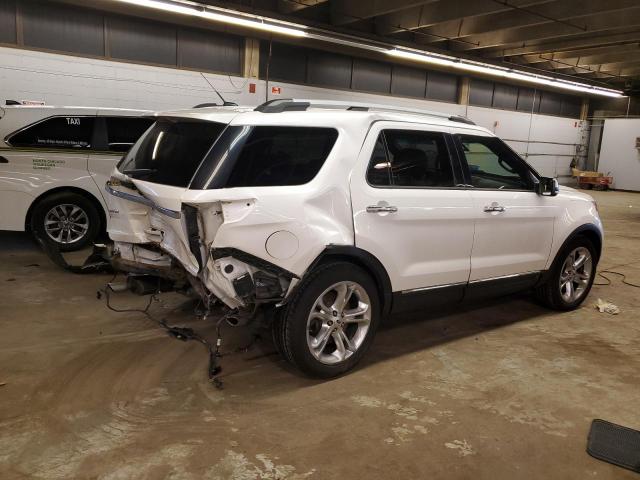 1FM5K8F85DGB69242 - 2013 FORD EXPLORER LIMITED WHITE photo 3