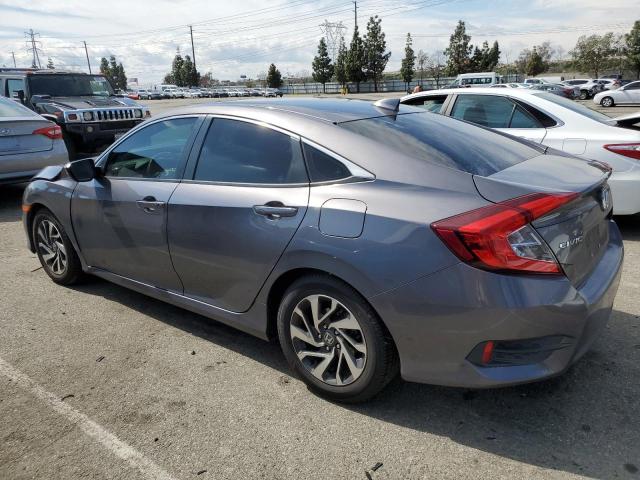 2HGFC2F75JH524986 - 2018 HONDA CIVIC EX GRAY photo 2