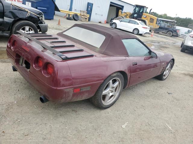 1G1YY33P4P5105314 - 1993 CHEVROLET CORVETTE BURGUNDY photo 3