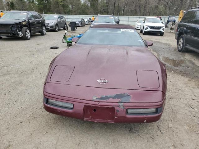 1G1YY33P4P5105314 - 1993 CHEVROLET CORVETTE BURGUNDY photo 5