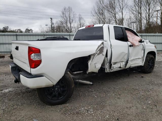 5TFUW5F19KX841970 - 2019 TOYOTA TUNDRA DOUBLE CAB SR/SR5 WHITE photo 3