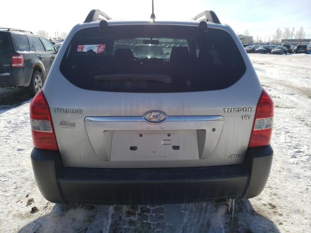 KM8JM72D15U136067 - 2005 HYUNDAI TUCSON GL SILVER photo 6