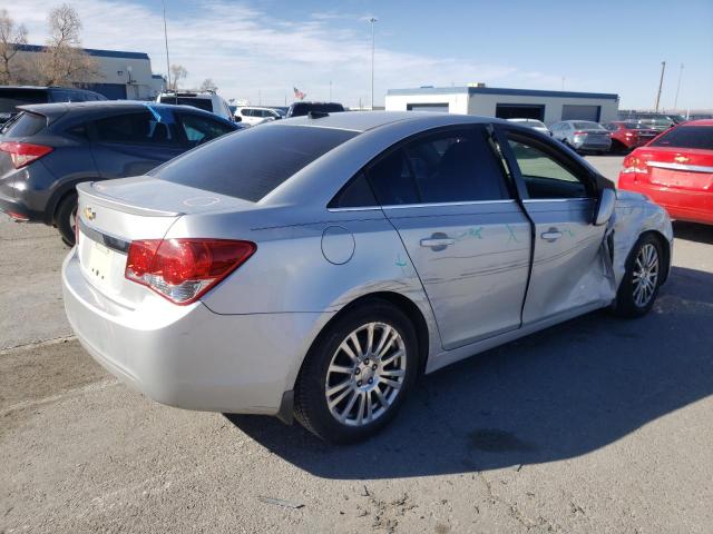 1G1PJ5SC6C7378280 - 2012 CHEVROLET CRUZE ECO SILVER photo 3