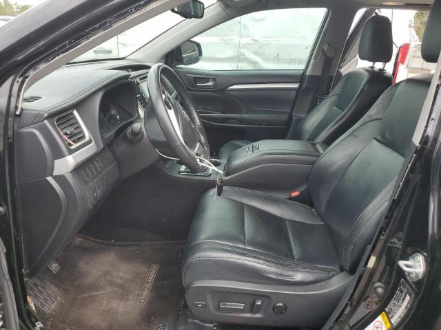 5TDKKRFH9ES030428 - 2014 TOYOTA HIGHLANDER XLE BLACK photo 7