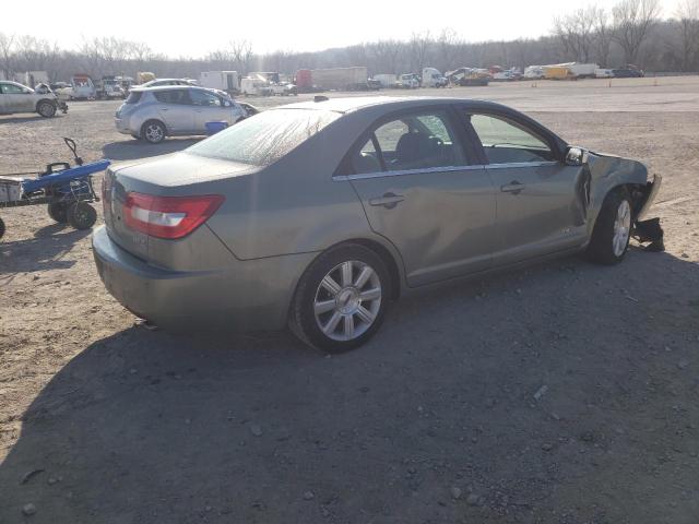 3LNHM26T68R621965 - 2008 LINCOLN MKZ GRAY photo 3