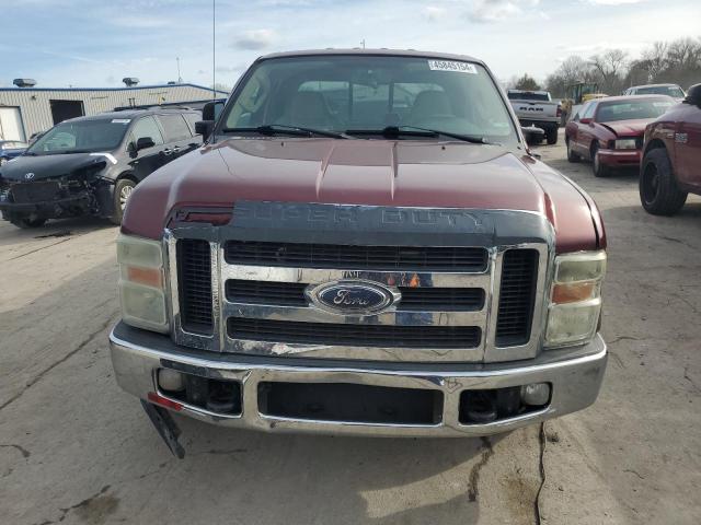 1FTSW20508EB42281 - 2008 FORD F250 SUPER DUTY MAROON photo 5