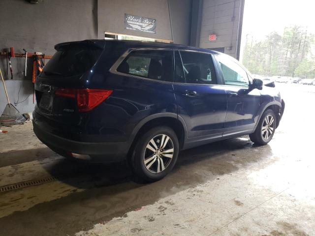 5FNYF6H54JB069796 - 2018 HONDA PILOT EXL BLUE photo 3