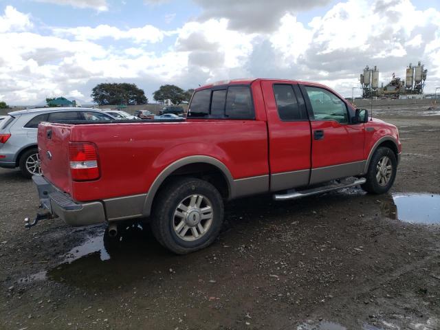 1FTPX12574KD96284 - 2004 FORD F150 RED photo 3