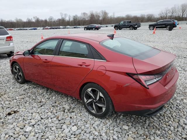 KMHLN4AJ9NU024287 - 2022 HYUNDAI ELANTRA LIMITED RED photo 2